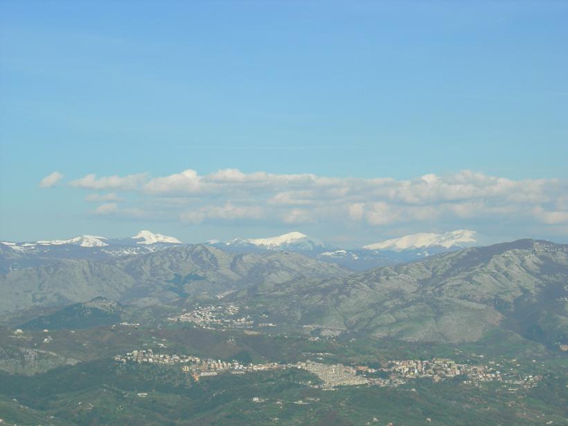 Monti Affilani  Sulla Cima di Monte della Croce (1158 m)